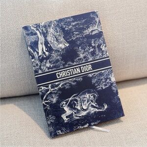Christian Dior Blue and White Notebook/ Agenda